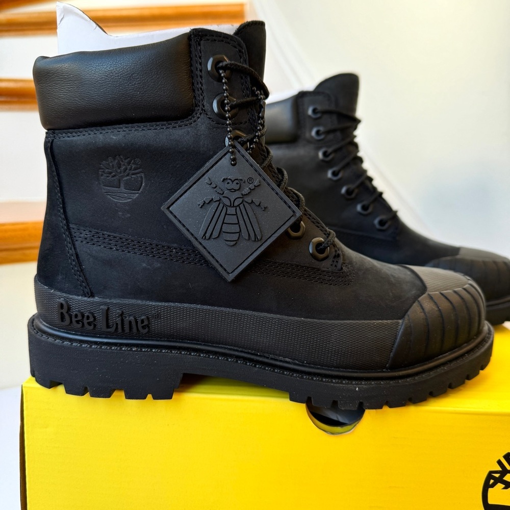 Nwt Timberland Heritage 6 Inch Waterproof Nubuck Black Beeline Boots , Brand New
